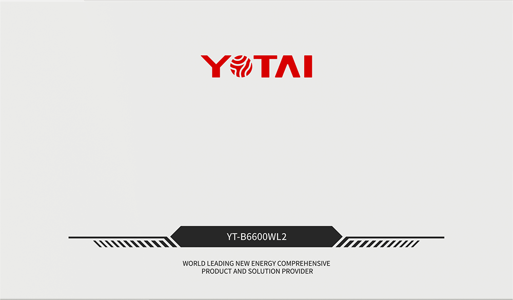 Wall-mounted Residential ESS Battery-YT-B6600WL2